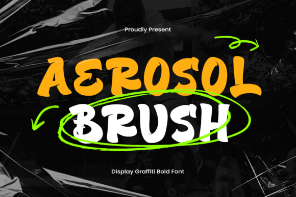 Aerosol Brush Font: Bold, Authentic Graffiti Style for Crafters