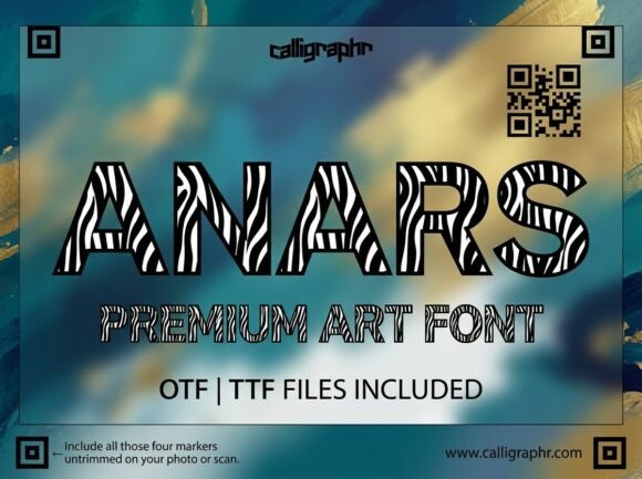 Anars: A Decorative Font That Makes Your Brand Instantly Memorable