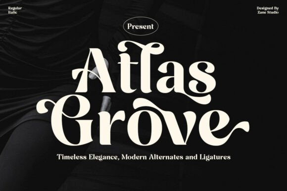 Atlas Grove: A High-Contrast Serif Typeface for Digital Impact