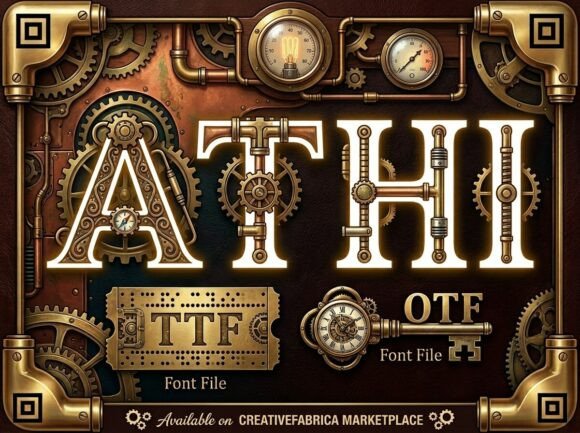 Atthi: A Standout Decorative Typeface for Handmade Brands