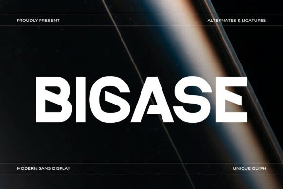 Bigase: A Confident Sans Serif Display Font for Editorial Clarity