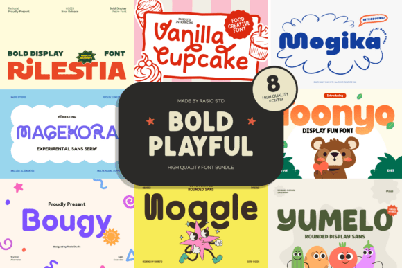 Bold Playful Bundle: A Font That Makes Campaigns Instantly Recognizable