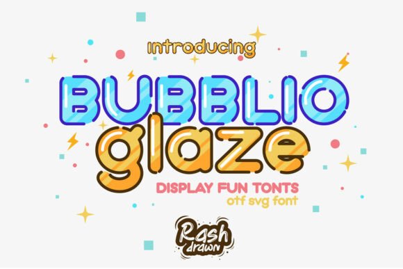 Bubblio Glaze: A Color Font That Makes Your Brand Instantly Brighter
