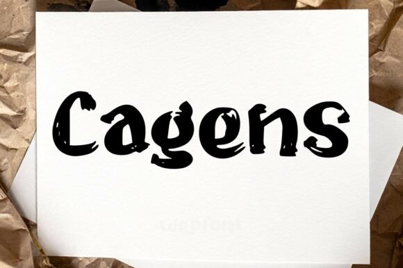 Cagens: A Display Font That Demands Attention—Wisely