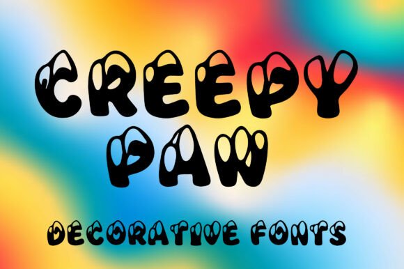 Creepy Paw: A Spooky Display Font That Works on Real Websites