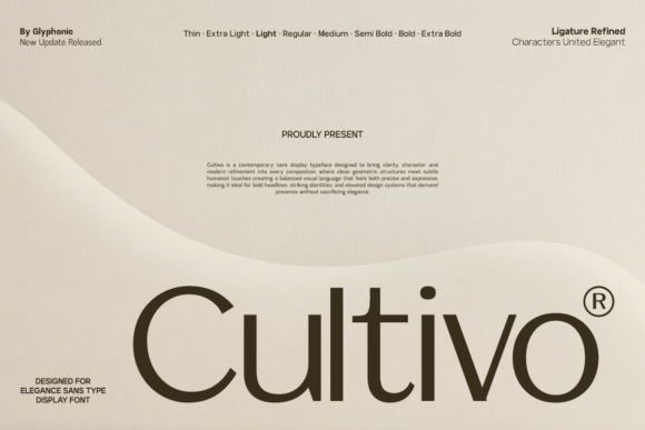 Cultivo: A Display Font That Makes Your Campaigns Instantly Clear