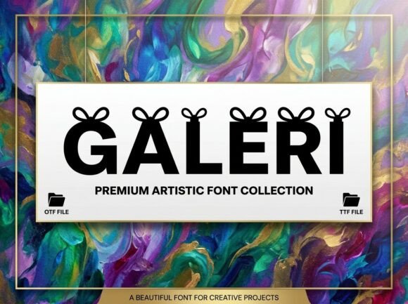 Galer: A Decorative Font That Makes Your Handmade Goods Shine