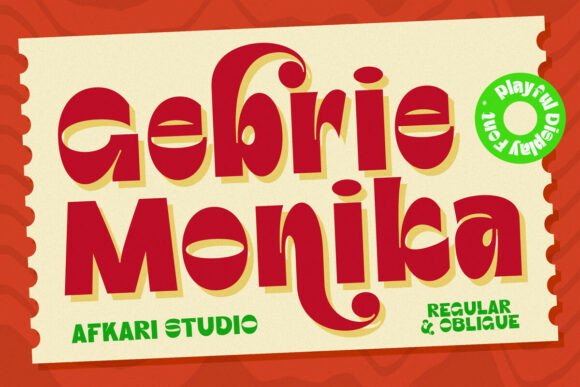 Gebrie Monika: A Display Typeface That Elevates Modern Web Design