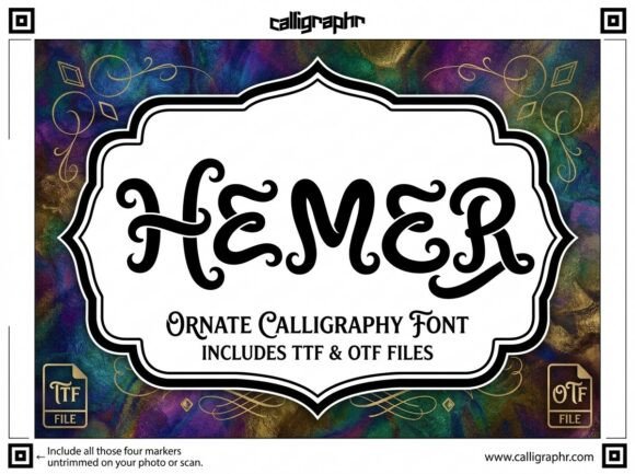 Hemer: A Decorative Display Font That Commands Attention