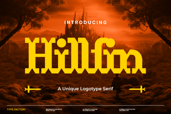 Hillfin: A Gothic Serif Font That Commands Attention Online