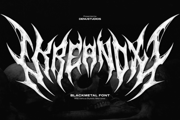 Kreanox: A Bold Blackletter Font for Impactful Digital Headlines