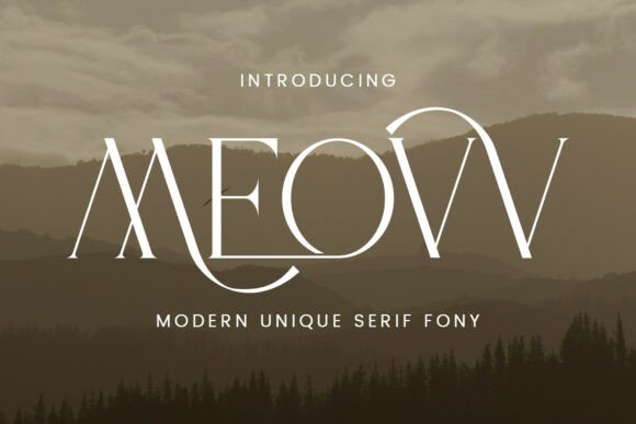 Meovv: A Serif Font That Makes Your Brand Feel Instantly Polished