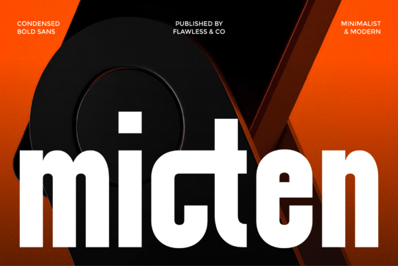 Micten: A Bold, Condensed Sans Serif Font That Elevates Your Brand