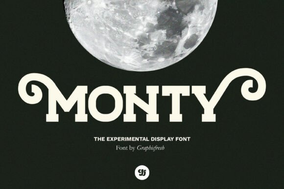 Monty: A Bold Display Font That Makes Your Brand Instantly Memorable