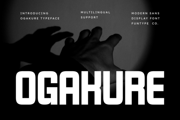 Ogakure: A Bold, Modern Sans Serif for Impactful Digital Branding