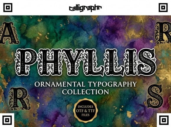 Phyllis: A Decorative Font That Makes Your Handmade Goods Shine