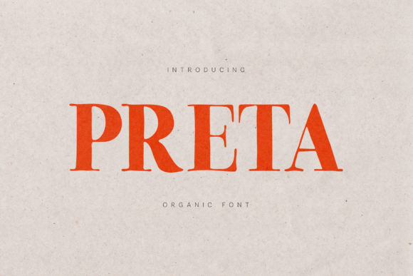 Preta Serif Font: Warm, Elegant & Perfect for Handmade Goods