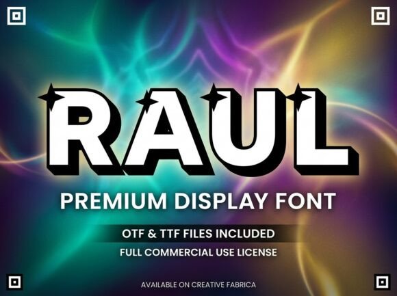 Raul: A Standout Decorative Font for Handmade Creators