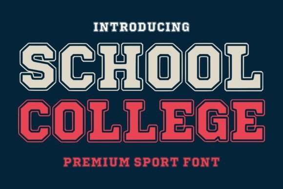 School College: A Bold Slab Serif for Impactful Branding