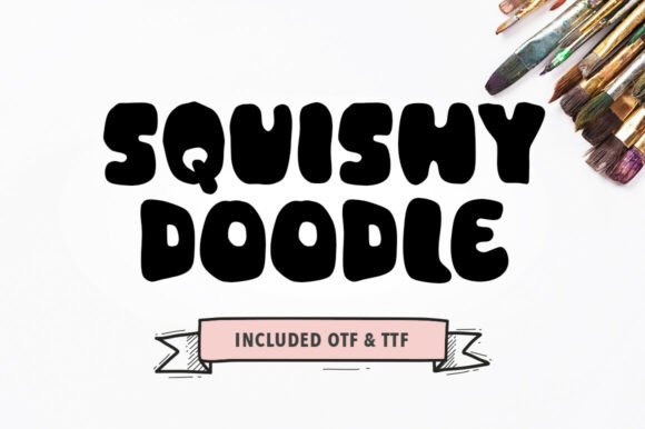 Squishy Doodle Font: Playful, Bold & Perfect for Handmade Brands