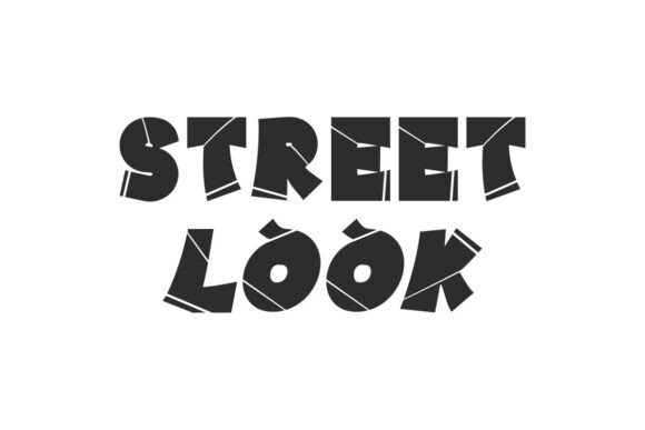 Street Look: A Bold, Striped Display Typeface for Editorial Moments