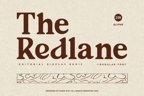 The Redlane: A Serif Font That Feels Like a Design Collaboration