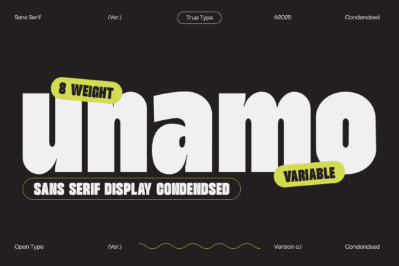 Unamo: A Bold Display Font That Elevates Real Small Business Branding