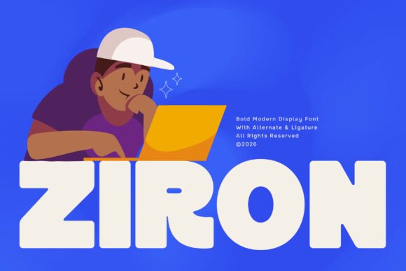 Ziron: A Bold Sans Display Font That Delivers Personality